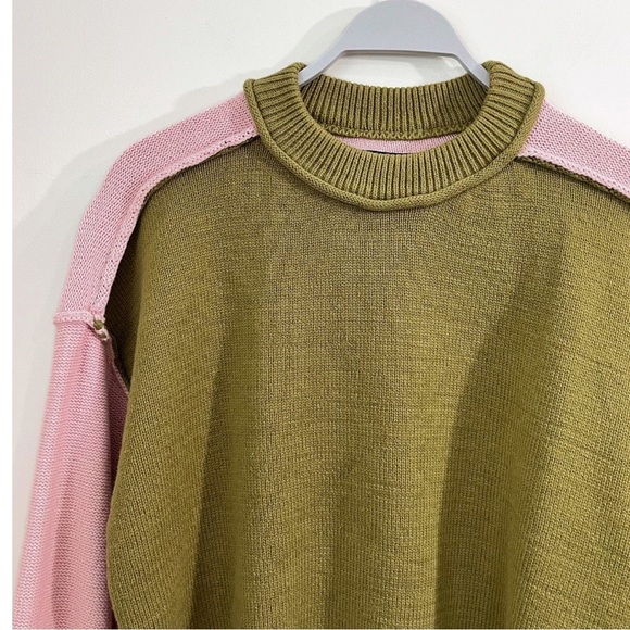Forever 21 Chunky Colorblock Sweater - Picture 2 of 13